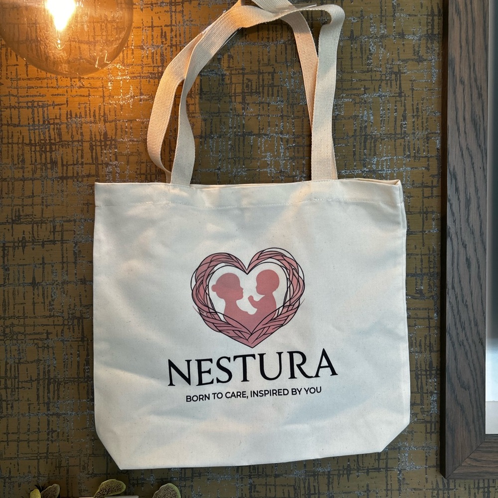 Cream Tote Bag